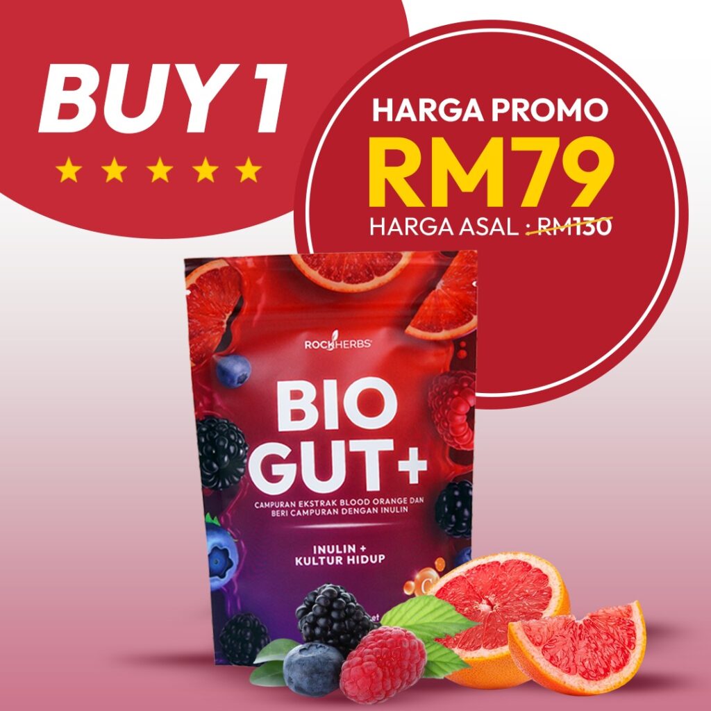 BIOGUT+ PREBIOTIK DAN PROBIOTIK