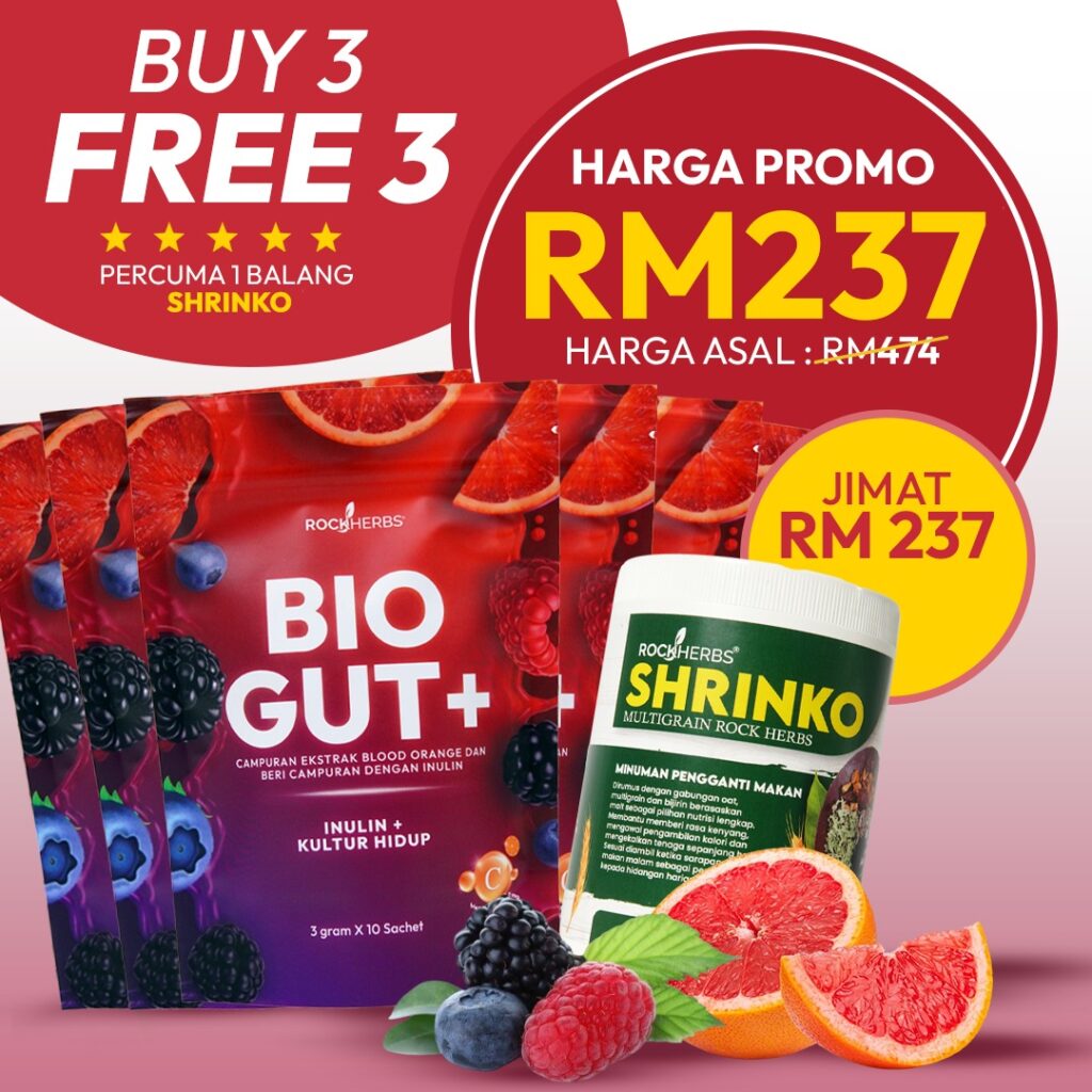 BIOGUT+ PREBIOTIK DAN PROBIOTIK