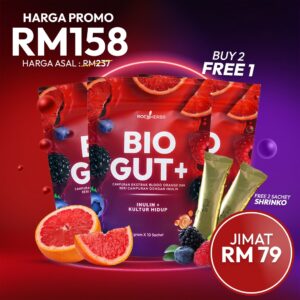 BIOGUT+ PREBIOTIK DAN PROBIOTIK